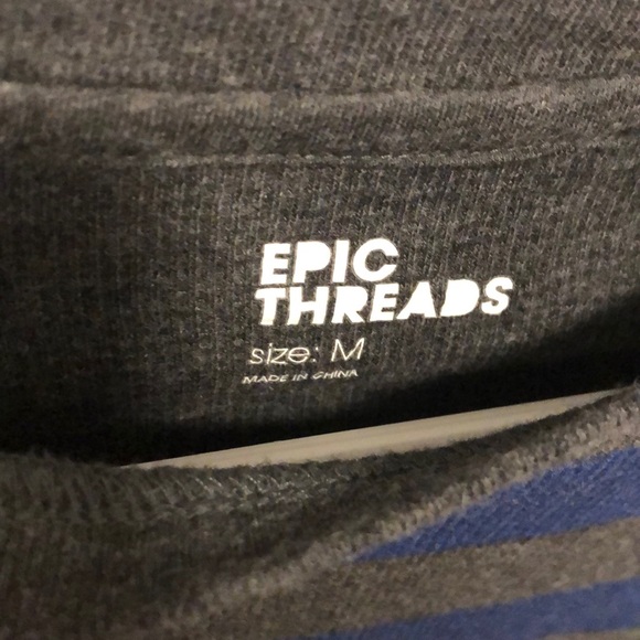 NWOT Lot of 2x [Epic Threads] & [dip] Striped Long-Sleeve Shirts, Kids Sz M & XL - Picture 6 of 13